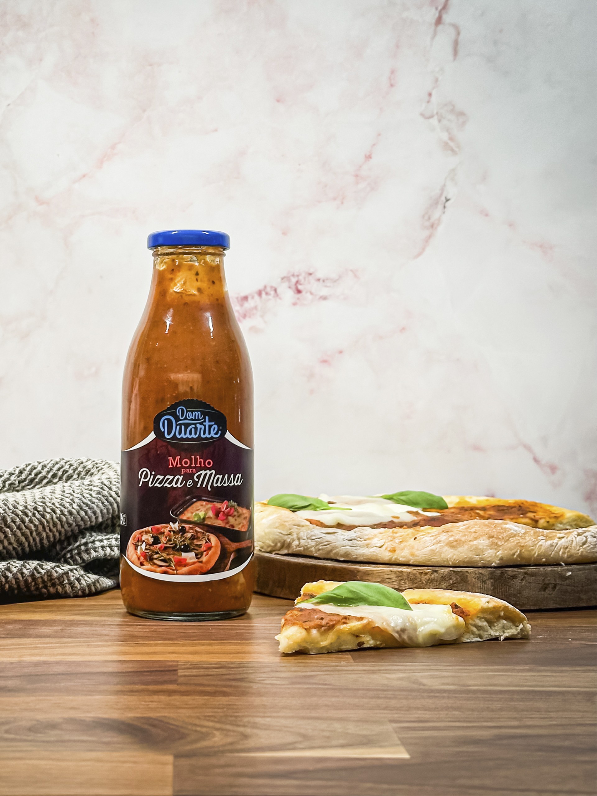Molho de Pizza e Massa